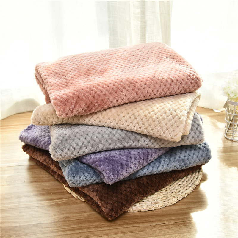Printed Soft Warm Fleece Pet Blankets Dog Blanket