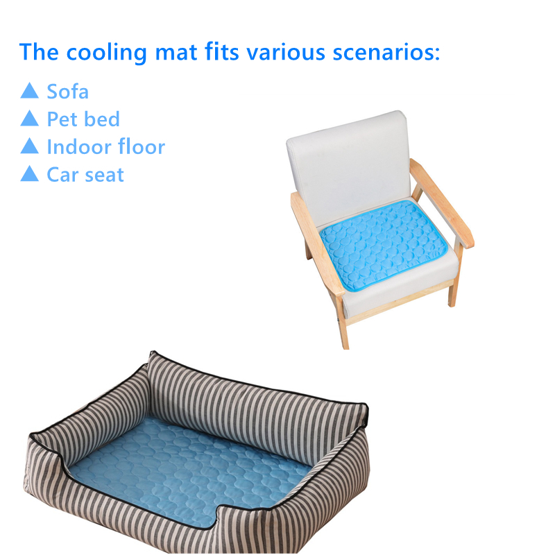 Dog Cooling Mat Cool Pad Mat for Dogs Cat Breathable Blanket Cat Ice Pads Washable Summer Sofa Pet Dog Bed Pet Mat