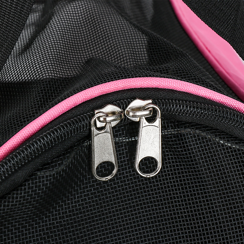 TIZE Pet Reflective Airline Approved Durable Breathable Foldable Soft Sided Mesh Outdoor Pet Dog Carrier Carrying Travel Bag