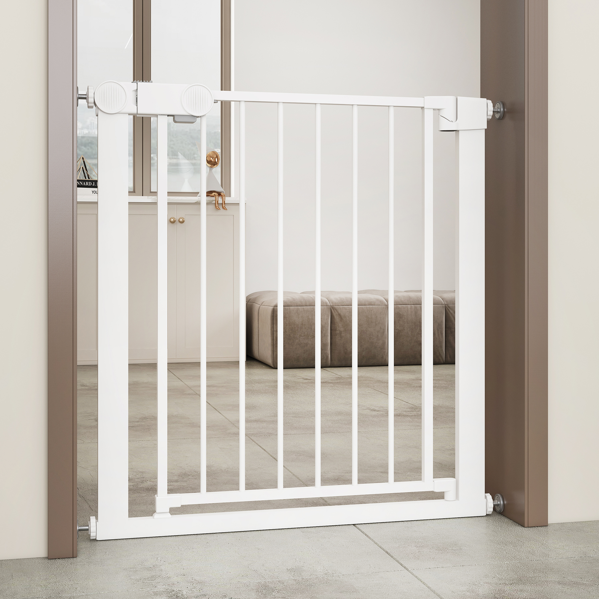 Versatile Indoor/Outdoor Eco-friendly Pet Playpen Secure Stainless Steel Metal Security Fence Solid Buttons Animal Pattern Dogs