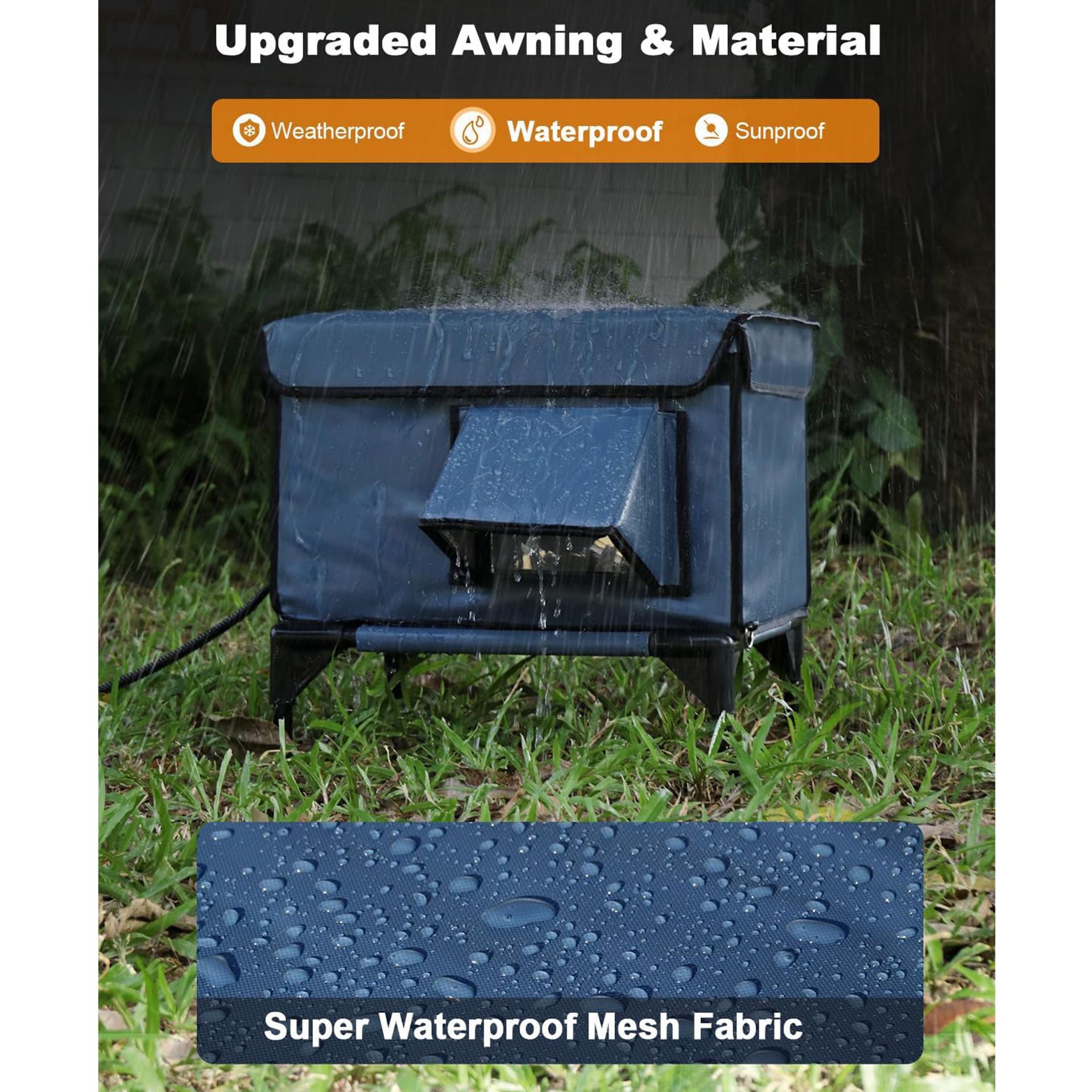 Hot Cloth Material Cat Nest Cottage Outdoor Heating Insulation Waterproof Foldable Cat Cage Pet Fence Tent All Seasons