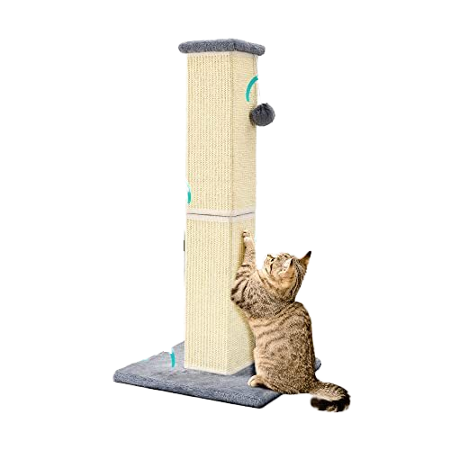 Kangdarpet Wall Mounted Cat Scratching Post for Adult Cat Kittens,Sisal Cat Scratching Pad,Scratcher for Kitty Health