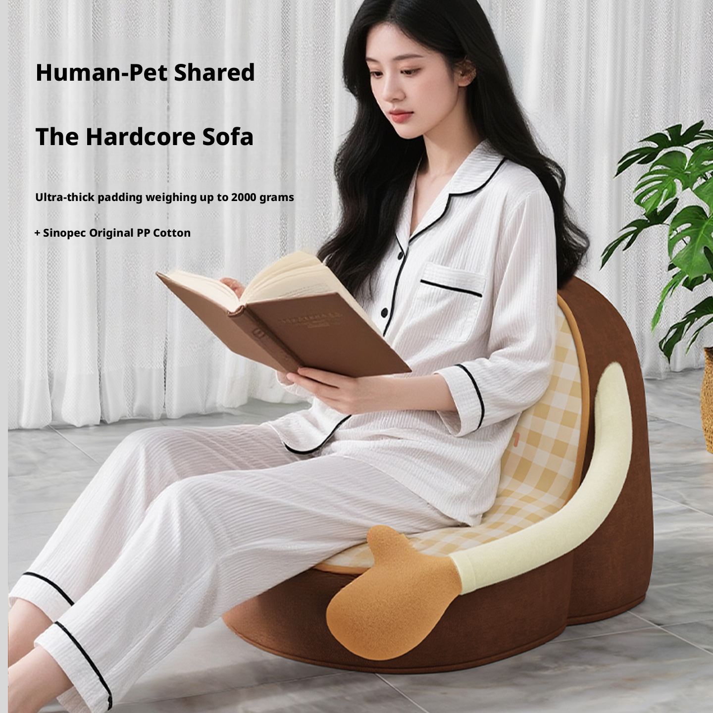 Four Seasons Corduroy Pet Sofa Bed Thickened Raised Nest Wear Resistant Dog Mat Cat Cushion for Indoor Use