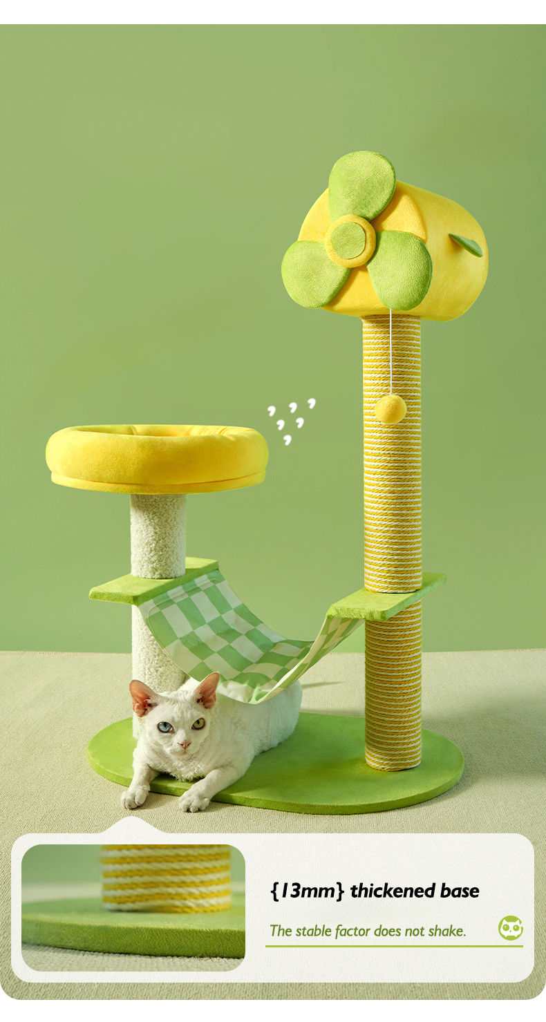 Cat climbing frame detail 7