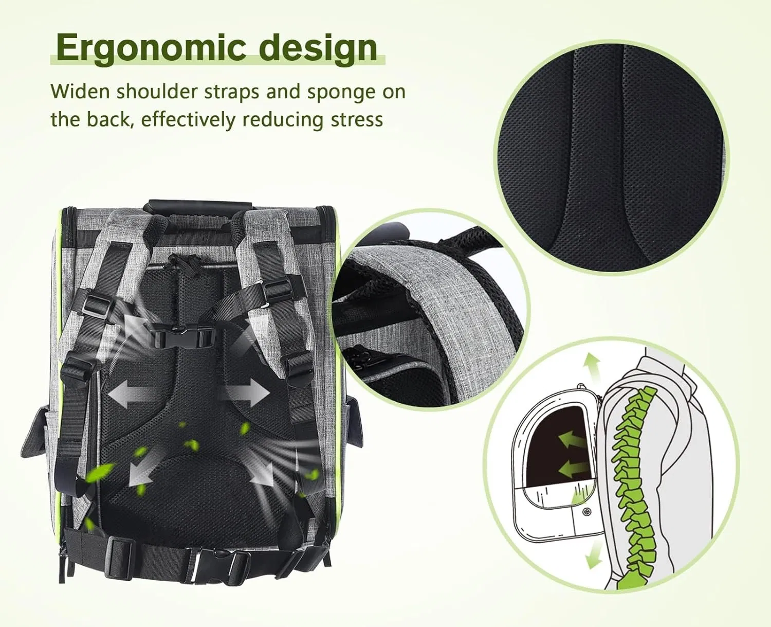 Trendy Cat and Small Dog Carrier Backpack for Travel Lightweight Airline Approved Pet Carrier Wholesale &amp; OEM Available