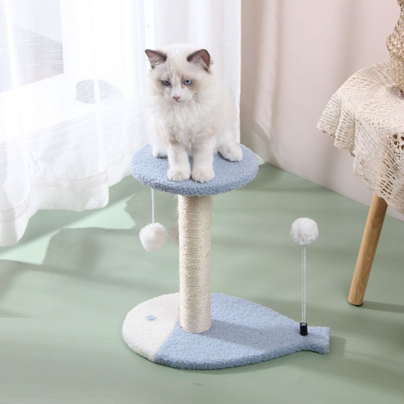 New Sisal Cat Scratch Board Scratch-resistant Integrated Nest Vertical Cat Crawling Stand Grinding Claw Cat Supplies