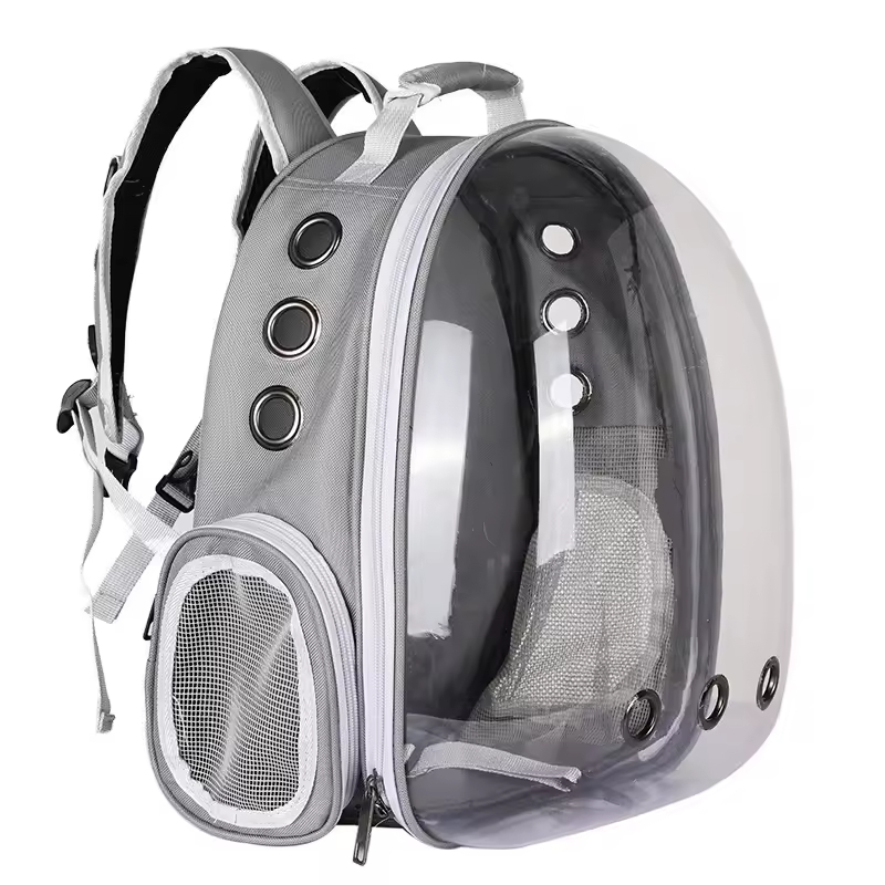 Capsule Transparent Outdoor Portable Pet Travel Transport Pet Carries Tote Backpack Large Capacity Sturdy Pet Carries Bag