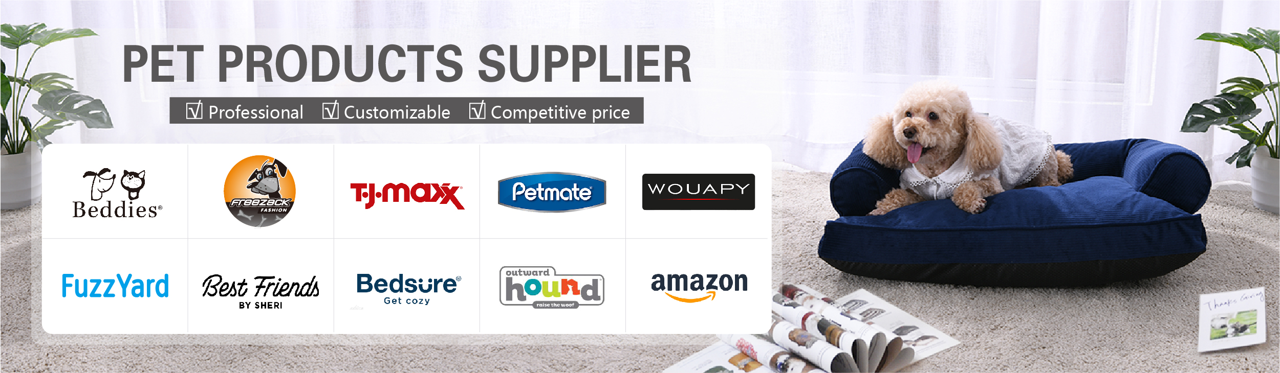 Luxury Pet Beds Banner