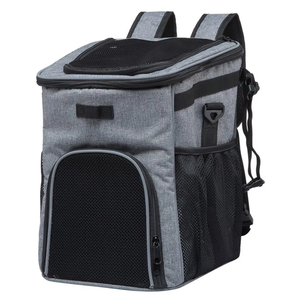 Foldable Pet Bike Basket Backpack for Outdoor Dog and Cat Travel