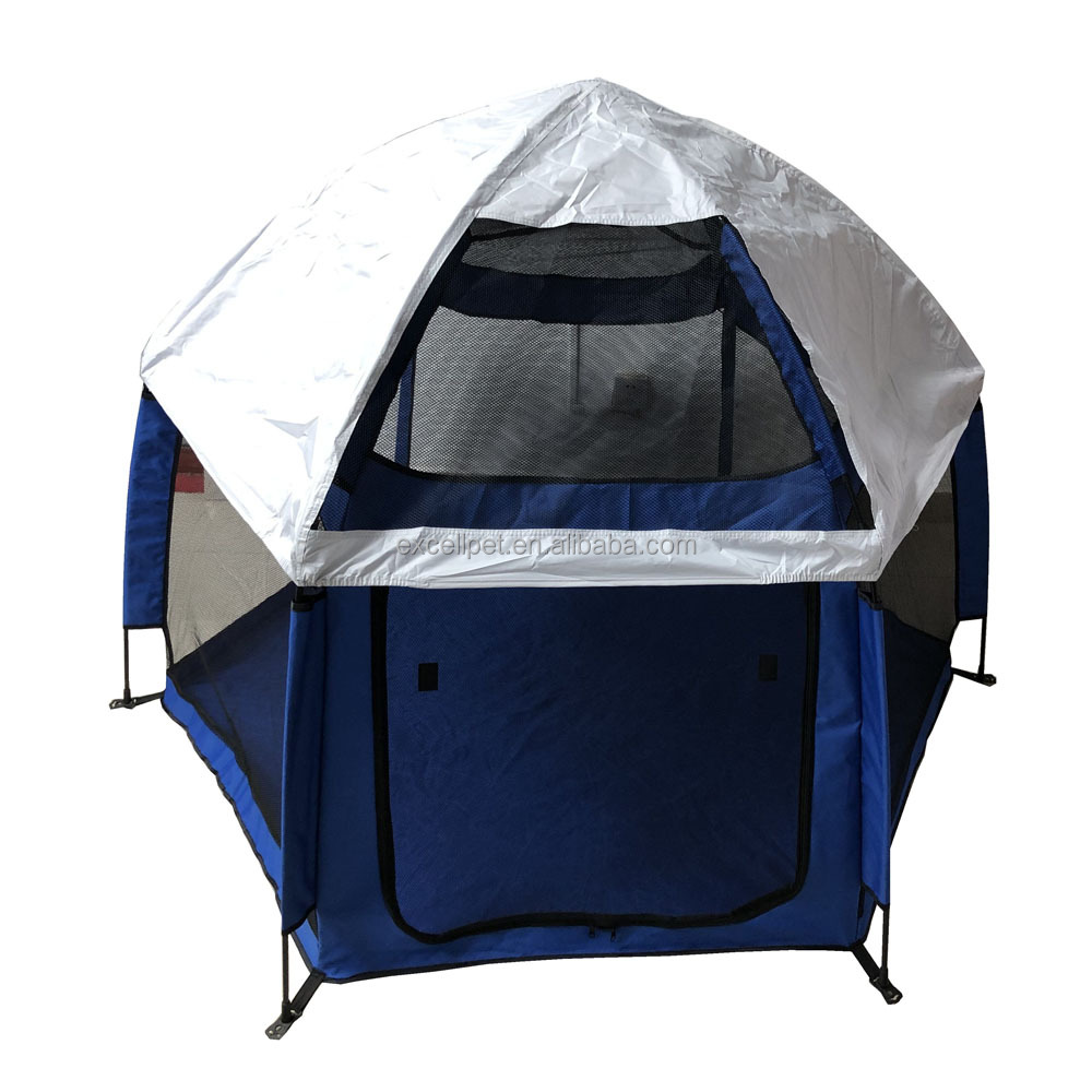 Outdoor Pet Camping Tent With Cover Portable Cat House Dog House