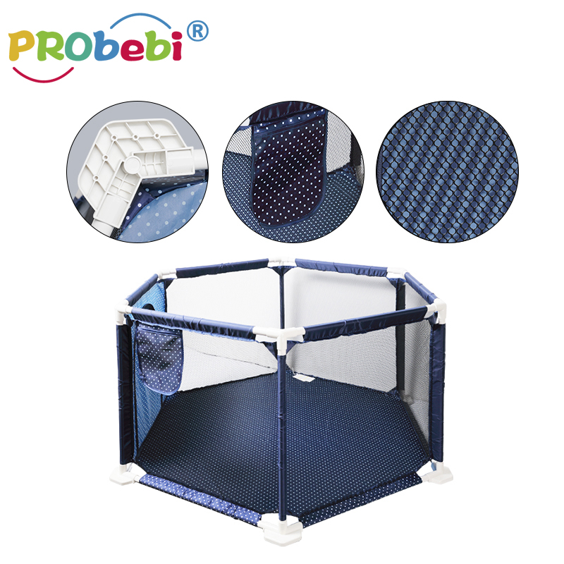 Probebi SG015 Pet Playpen for Puppies or Small Dogs Indoor &amp; Outdoor Plastic Dog Fence for 0-12 Months
