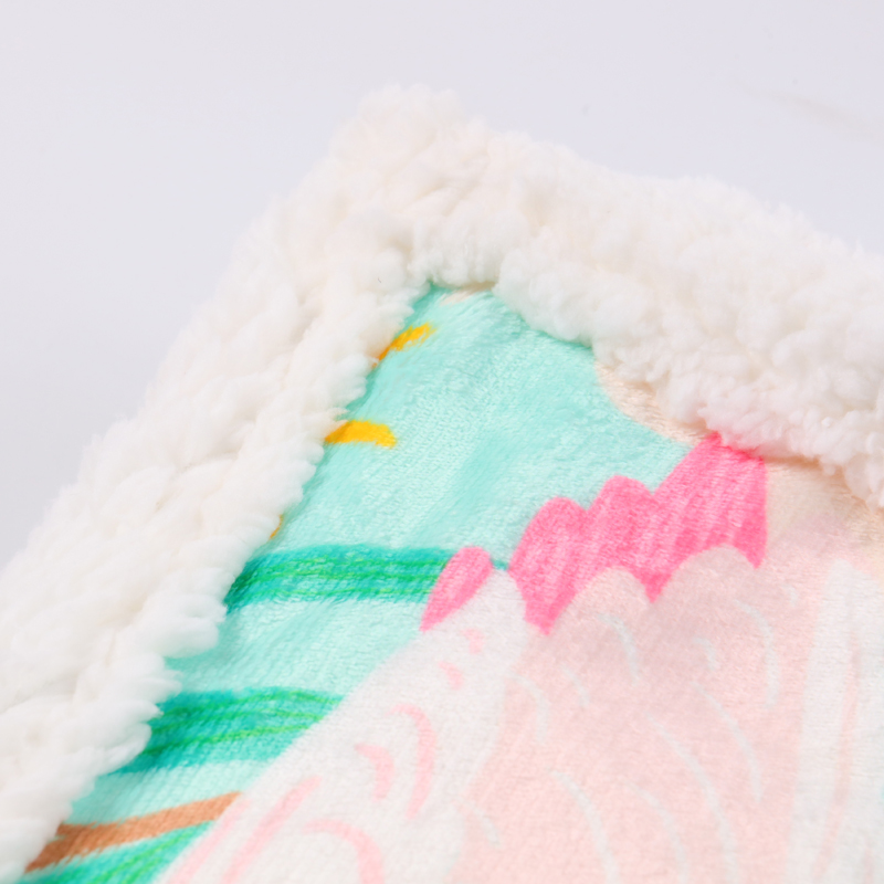 Wholesale Soft Sherpa Winter Pet Blankets Warm Cute New Designer Custom Sublimation Printed Luxury Pet Dog Blanket