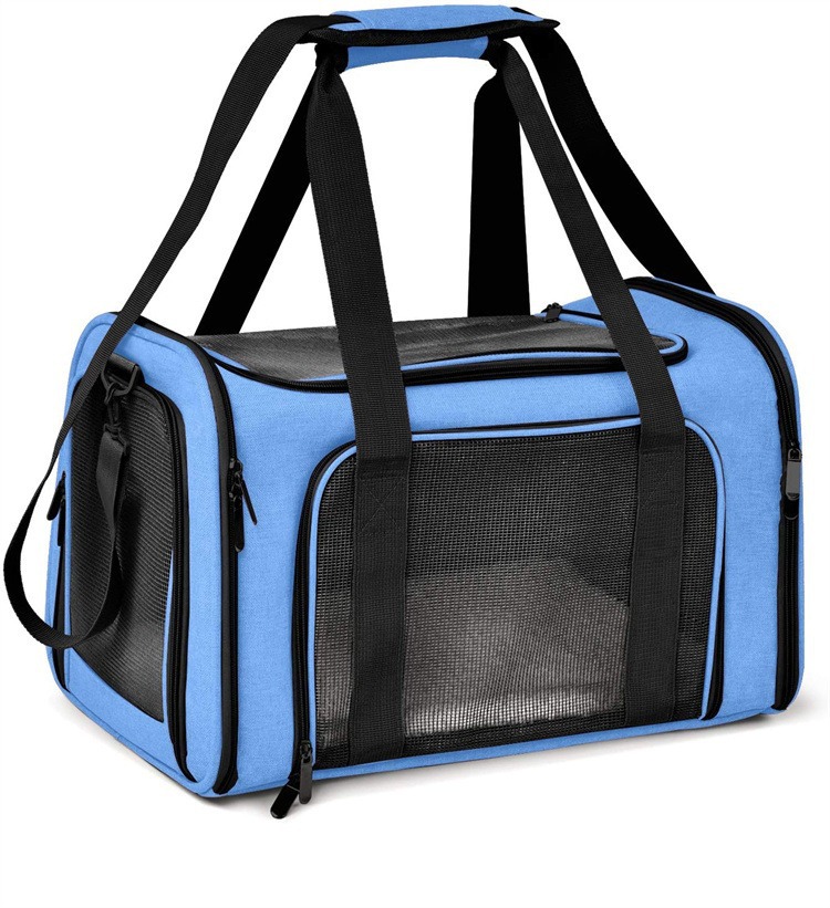 Airline Approved Pet Carrier Travel Bag Pet Carrying Bag for Dog and Cat Transport Folding Pet Cages