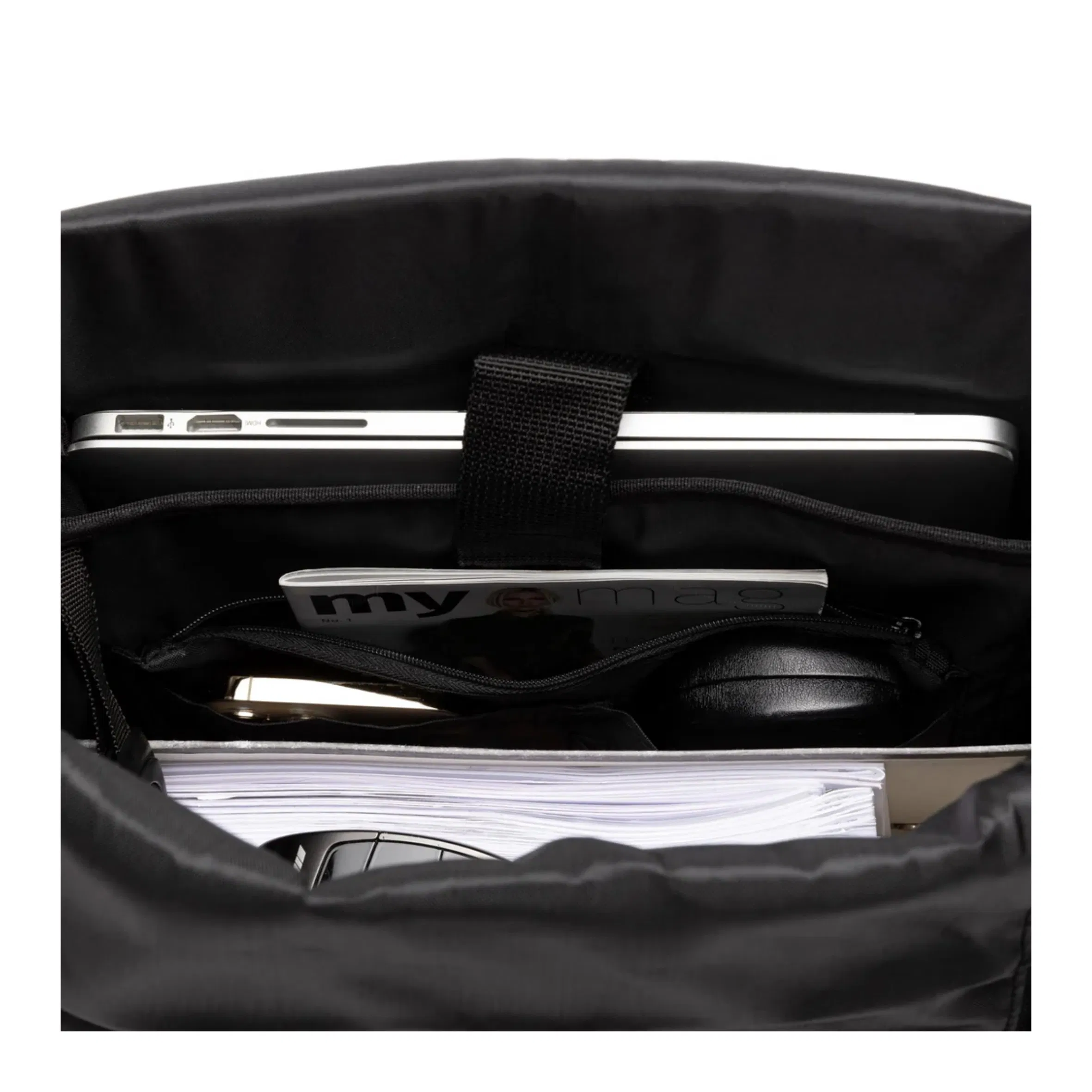 Multifunctional Expandable Roll Top Travel Laptop Backpack Durable Recycled Pet Computer Notebook Backpack