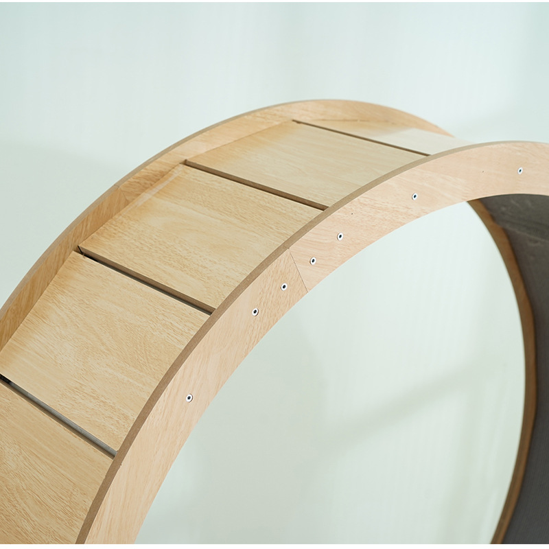 Birch/Oak Wooden Frame Multi Layer Board Silent Climbing Toy Indoor Pet Exercise Furniture Cat Running Wheel Cat Treadmill