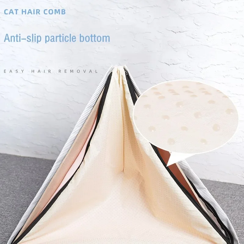 Luxury Foldable Pet Teepee Tent Cotton Canvas Cave Bed with Cushion Portable Dog Cat House Multi-Style Indoor Outdoor Bed