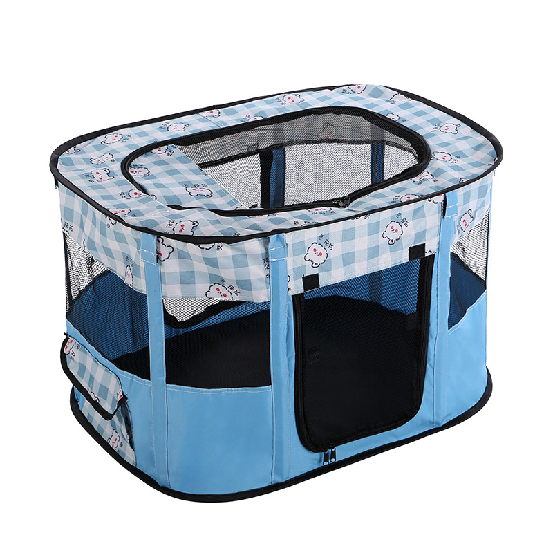 Pet Fence Waterproof Teepee Foldable Pet Tent Breeding Rectangular Cage Whelp Box for Dogs Cat Delivery Room Isolation Room