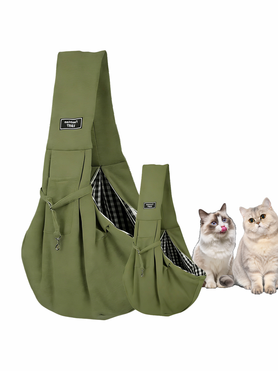 Reversible Hands-Free Dog Cat Backpack Carrier Zipper Breathable Eco-Friendly Foldable for Small Pets (8kg) Outdoor