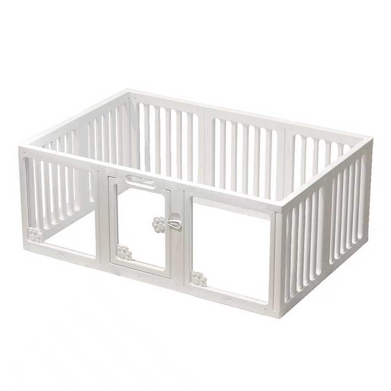 Superior Quality Modern Plastic Dog Playpen Easy Assemble Foldable Kennel Enclosure Easy Clean Feature for Small/Medium Puppies