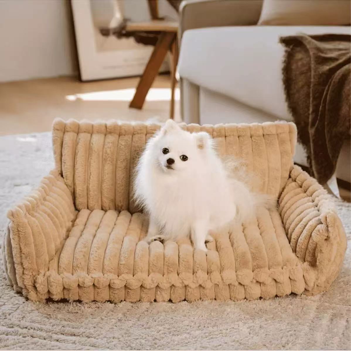 Pet Sofa-style Cat and Dog Universal Model, a Warm and Soft Pet Bed Suitable for All Seasons.