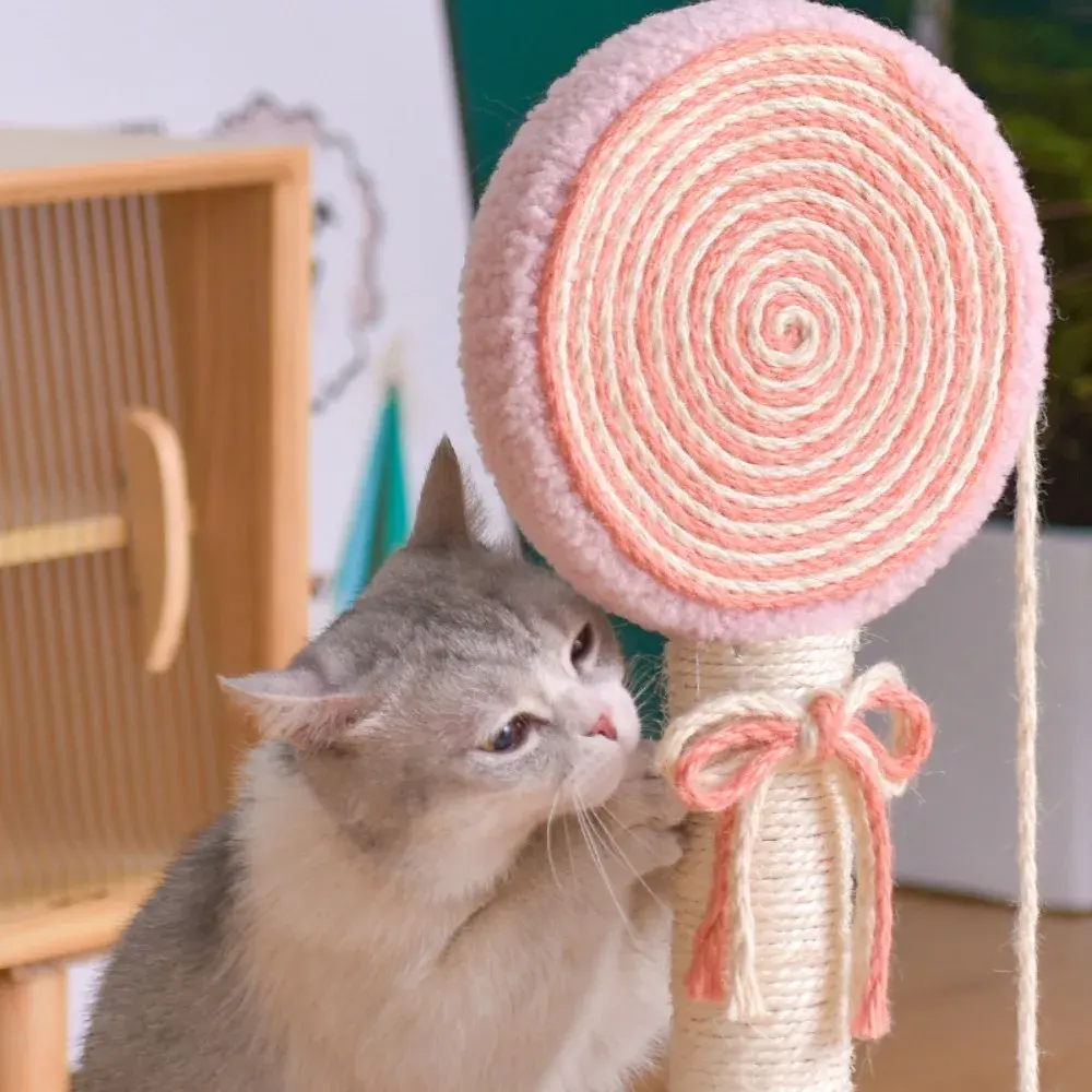Durable Sisal Scratching Boards Simplicity Modern Cat Climbing Frame Lollipop Cat Climbing Racks Claw Grinding Toys Anti-Scratch