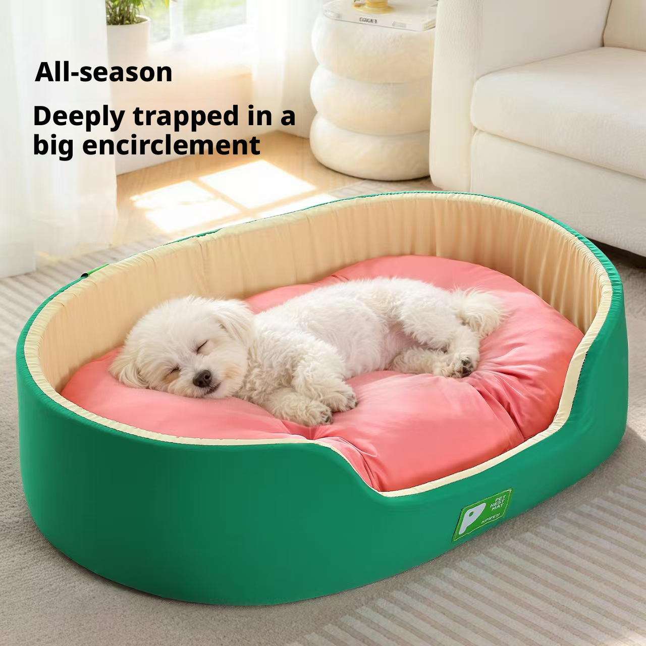Durable Pet Bed Washable Dog Nest Double Sided Cat Sofa Bed Comfortable Puppy Cushion All Seasons