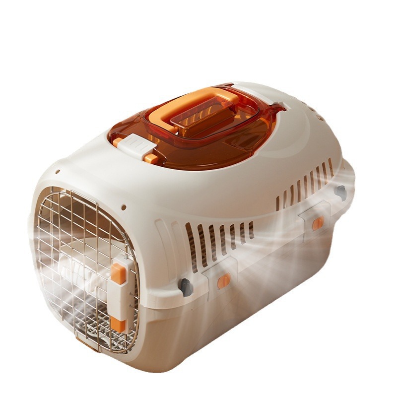 Pet Carrier for Cats &amp; Dogs-Portable Polypropylene 3kg Air Case with Detachable Cleaning Cage for Consignment Transport