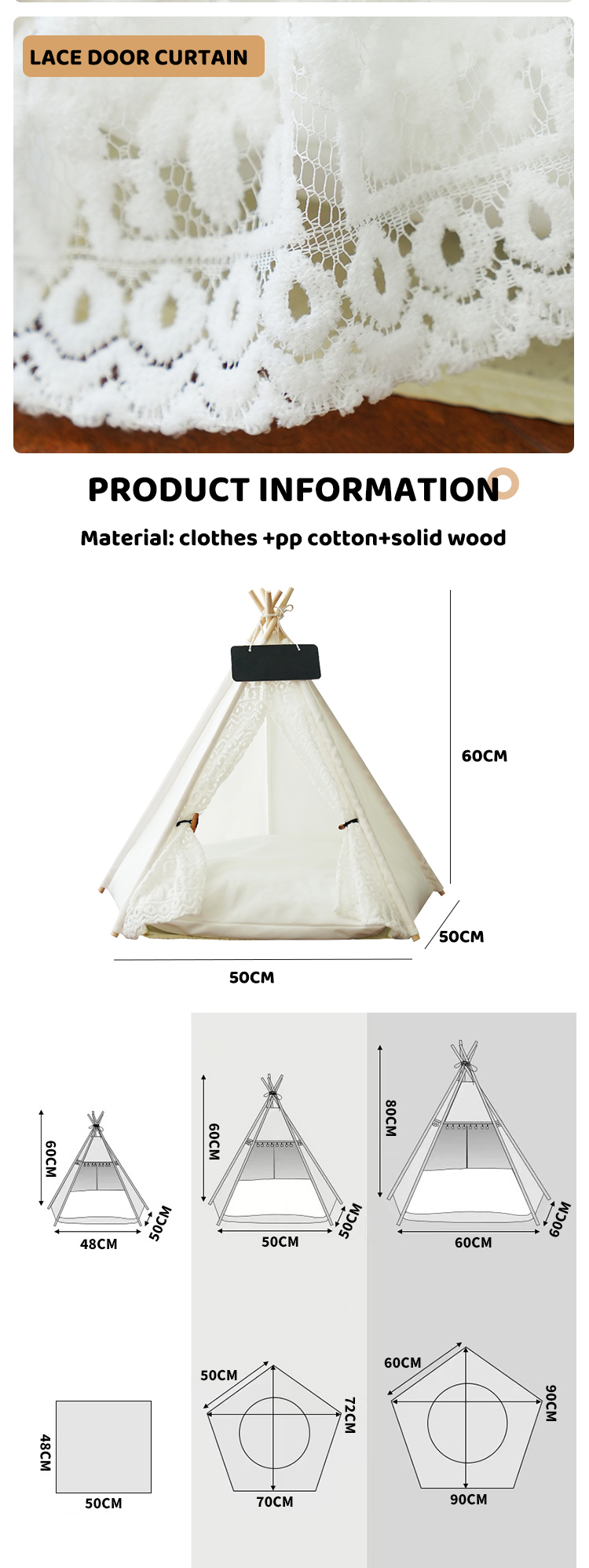 Pet Teepee Detail 4