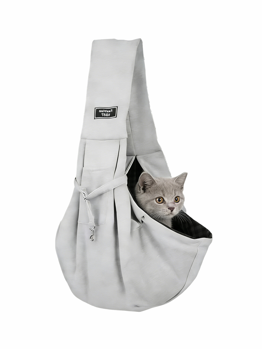 Reversible Hands-Free Dog Cat Backpack Carrier Zipper Breathable Eco-Friendly Foldable for Small Pets (8kg) Outdoor