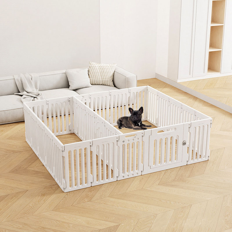 70cm Indoor Pet Playpen with Door Partition Plastic Cat Fence for Play Game Park for Baby and Small Animals