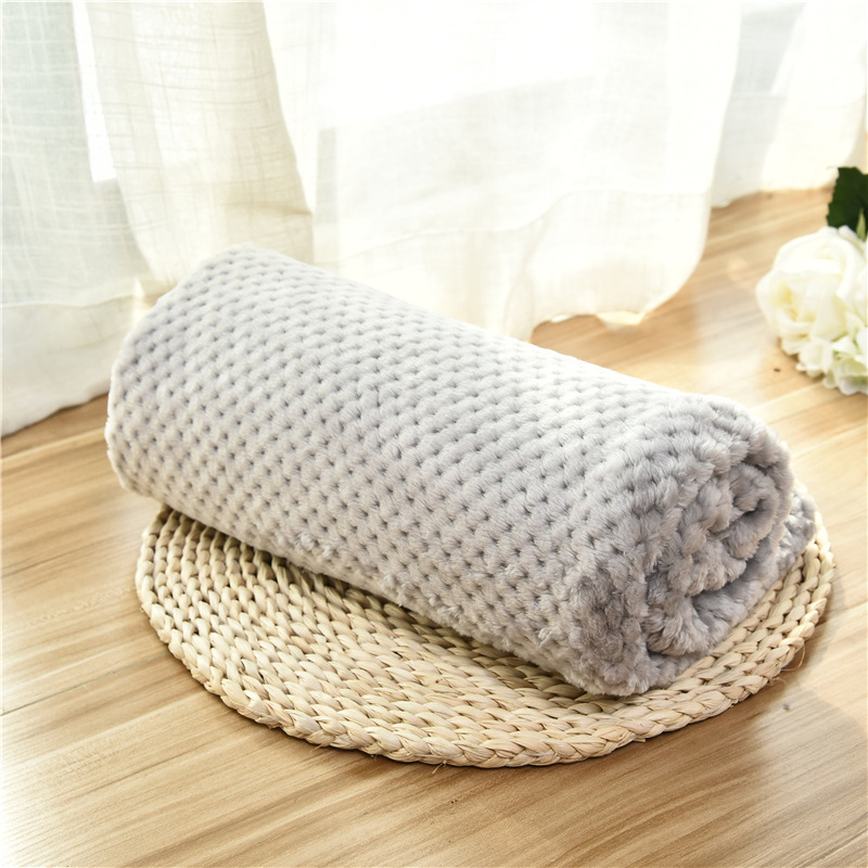 Printed Soft Warm Fleece Pet Blankets Dog Blanket
