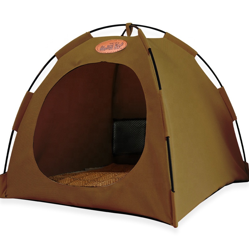 Dog Tent House Pet Teepee House Bed Breathable Washable Waterproof Indoor/Outdoor Foldable Pet Tent