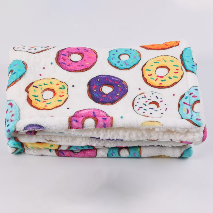 Wholesale Soft Sherpa Winter Pet Blankets Warm Cute New Designer Custom Sublimation Printed Luxury Pet Dog Blanket