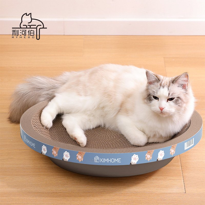 Stable And Durable Luxury Cat Tree Scratcher Lounge With Corrugated Paper Eco-Friendly Design Carton Packaging