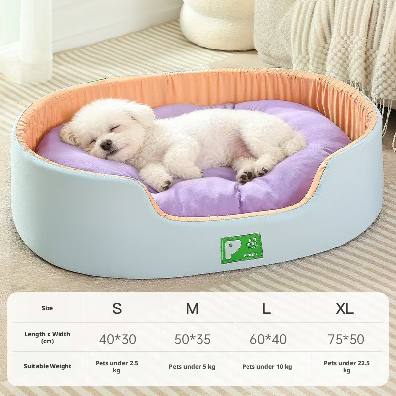 Durable Pet Bed Washable Dog Nest Double Sided Cat Sofa Bed Comfortable Puppy Cushion All Seasons
