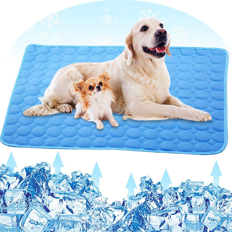 Dog Cooling Mat Cool Pad Mat for Dogs Cat Breathable Blanket Cat Ice Pads Washable Summer Sofa Pet Dog Bed Pet Mat