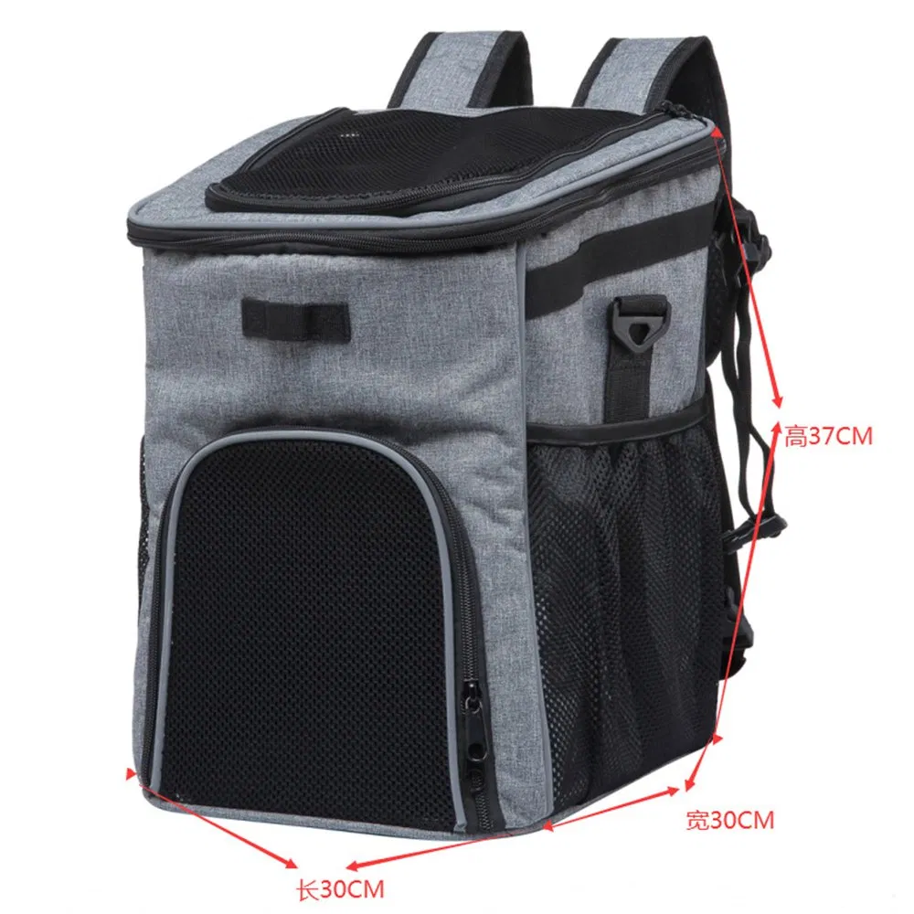 Foldable Pet Bike Basket Backpack for Outdoor Dog and Cat Travel