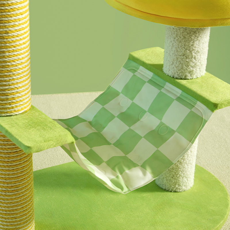 Small Summer Integrated Pet Ice Mat Cat Climbing Frame Scratching Board Nest Non-Occupied Cat Shelf and Supplies