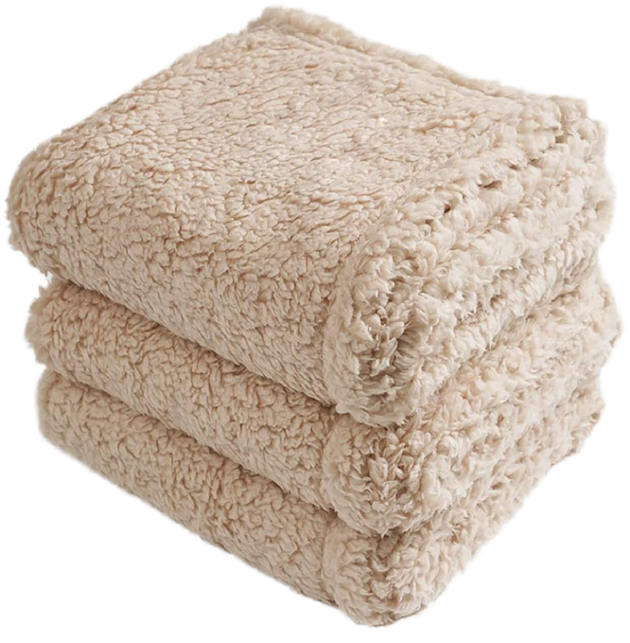 Kangdarpet Premium Soft Warm Faux Fur Pet Throw Blanket for Dogs, Cats &amp; Puppies - Beige Solid Color| Cozy Pet Bedding for Pets