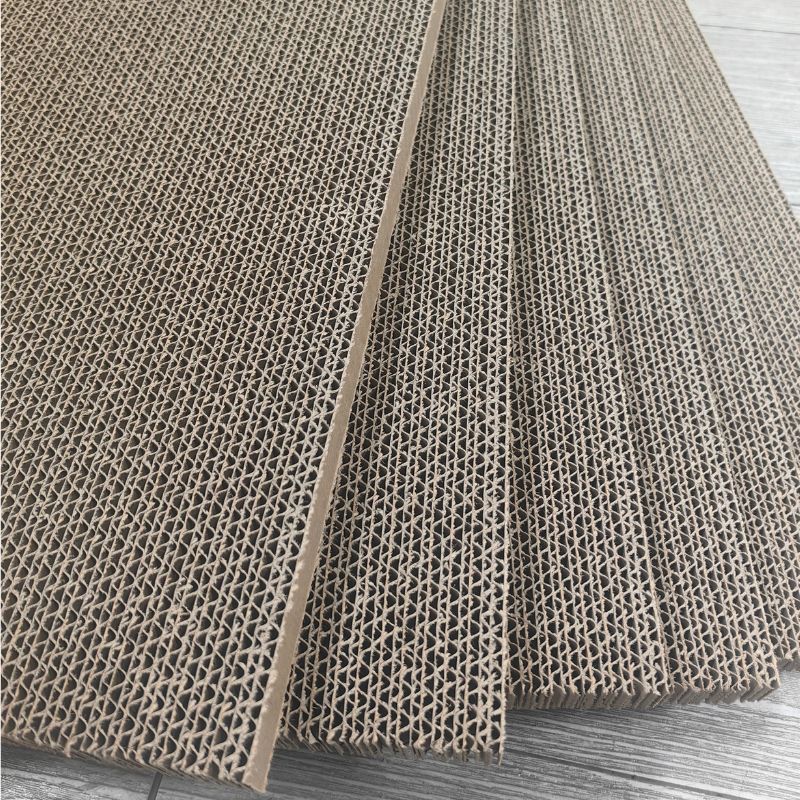 Premium Modern Corrugated Cat Scratcher Board High Density Wear Resistant Eco Friendly Indoor Use Pet Furniture