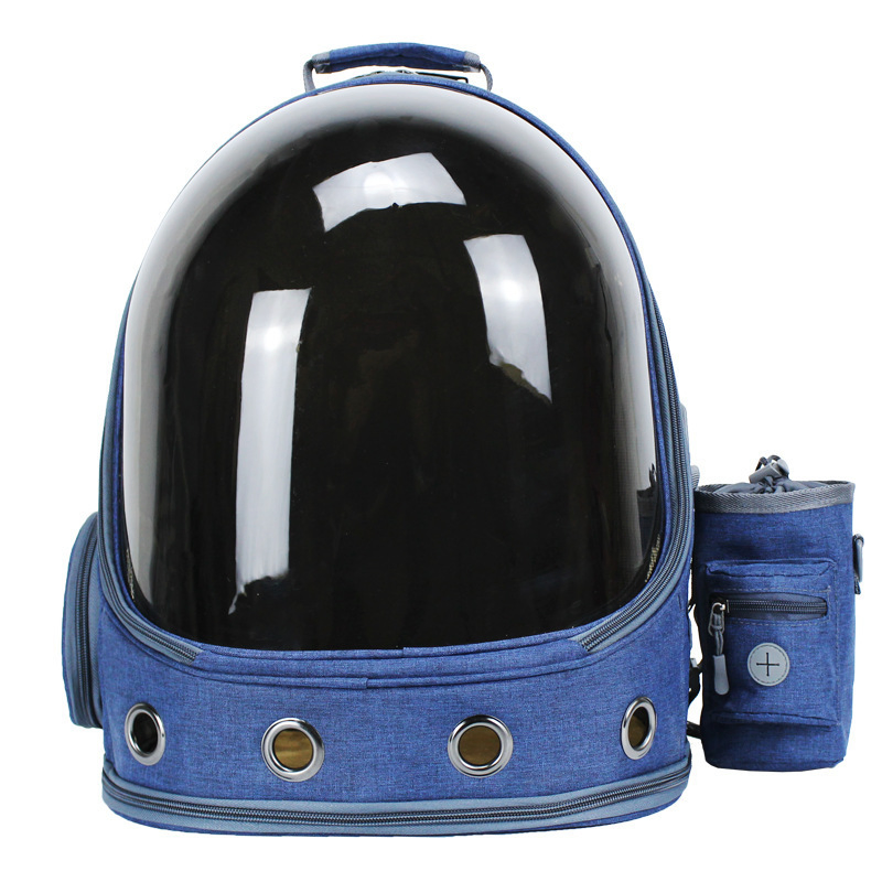 Outdoor Portable Capsule Viewing Pet Bag Double Shoulder Comfortable Breathable Large Space Cat Backpack Pet Products