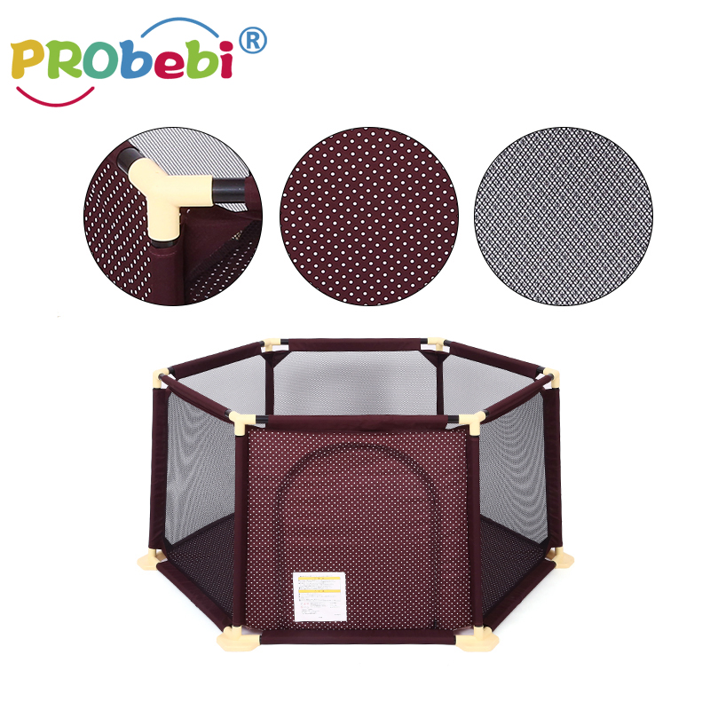 Probebi SG015 Pet Playpen for Puppies or Small Dogs Indoor &amp; Outdoor Plastic Dog Fence for 0-12 Months
