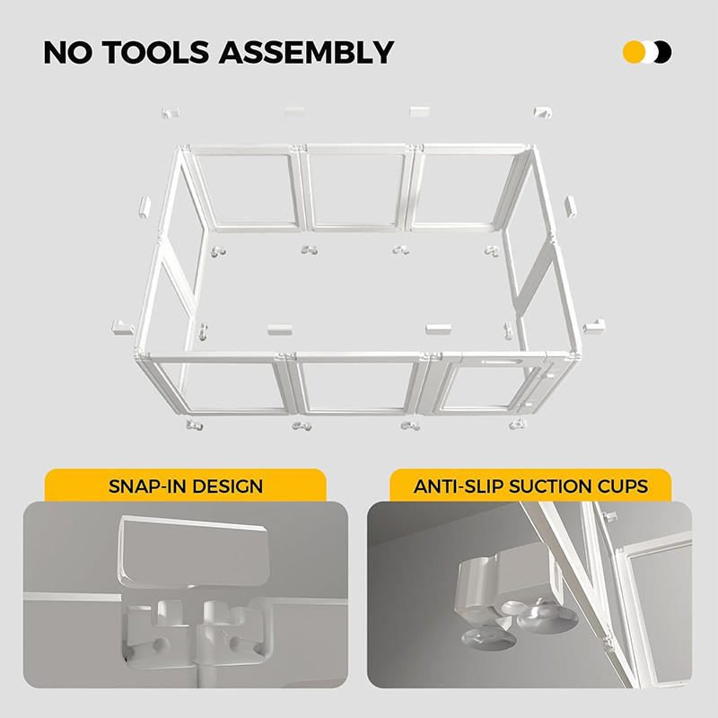 Source Factory OEM Clear Acrylic Pet Playpen Premium Multi-pet Dog Enclosure Puppy Pen Wholesale In Stock