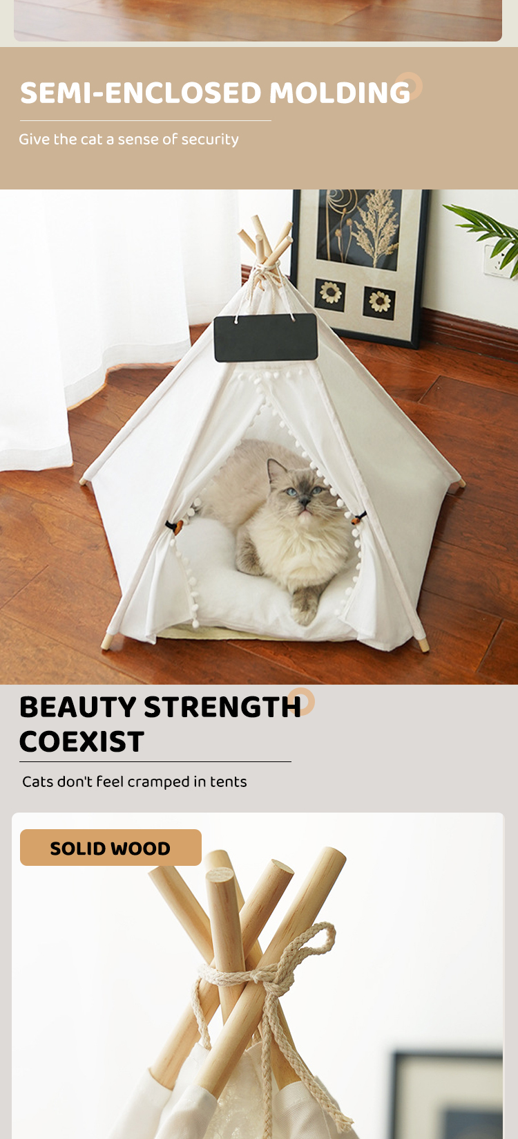 Pet Teepee Detail 2