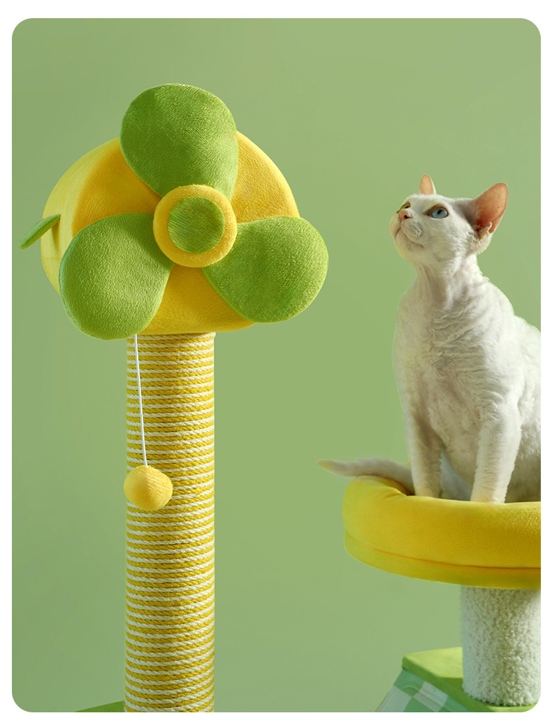 Cat climbing frame detail 4