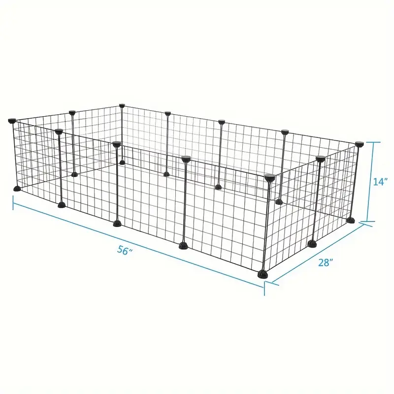 Guinea Pig Cage &amp; Hamster Playpen Enclosure Foldable Luxury Classic DIY Layout with Stainless Steel Customizable