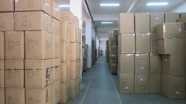 Warehouse storage management for finished pet furniture products ready for global export