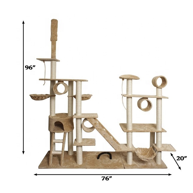 China Supply Wholesale Large Size Cat Tree Scratching Post