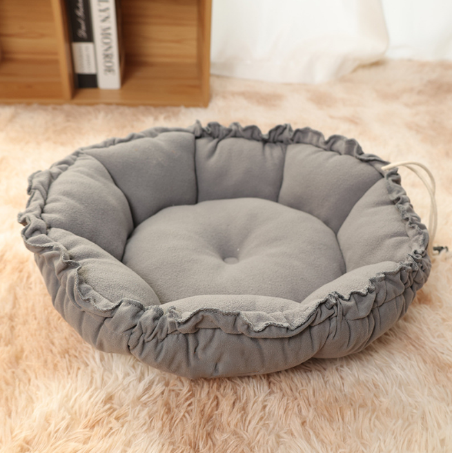 Factory Wholesale Pet Products Indoor Outdoor Solid Wood Handmade Elevated Modern Pet Teepee With Cushion