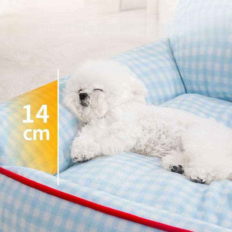 Factory Wholesale Eco-friendly Fashion New Design Dog Bed All Seasons Thickened Pet Sofa Removable Washable Small Dog Cat